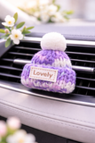 Funky Bobble Hat Car Air Freshener - Car Diffuser