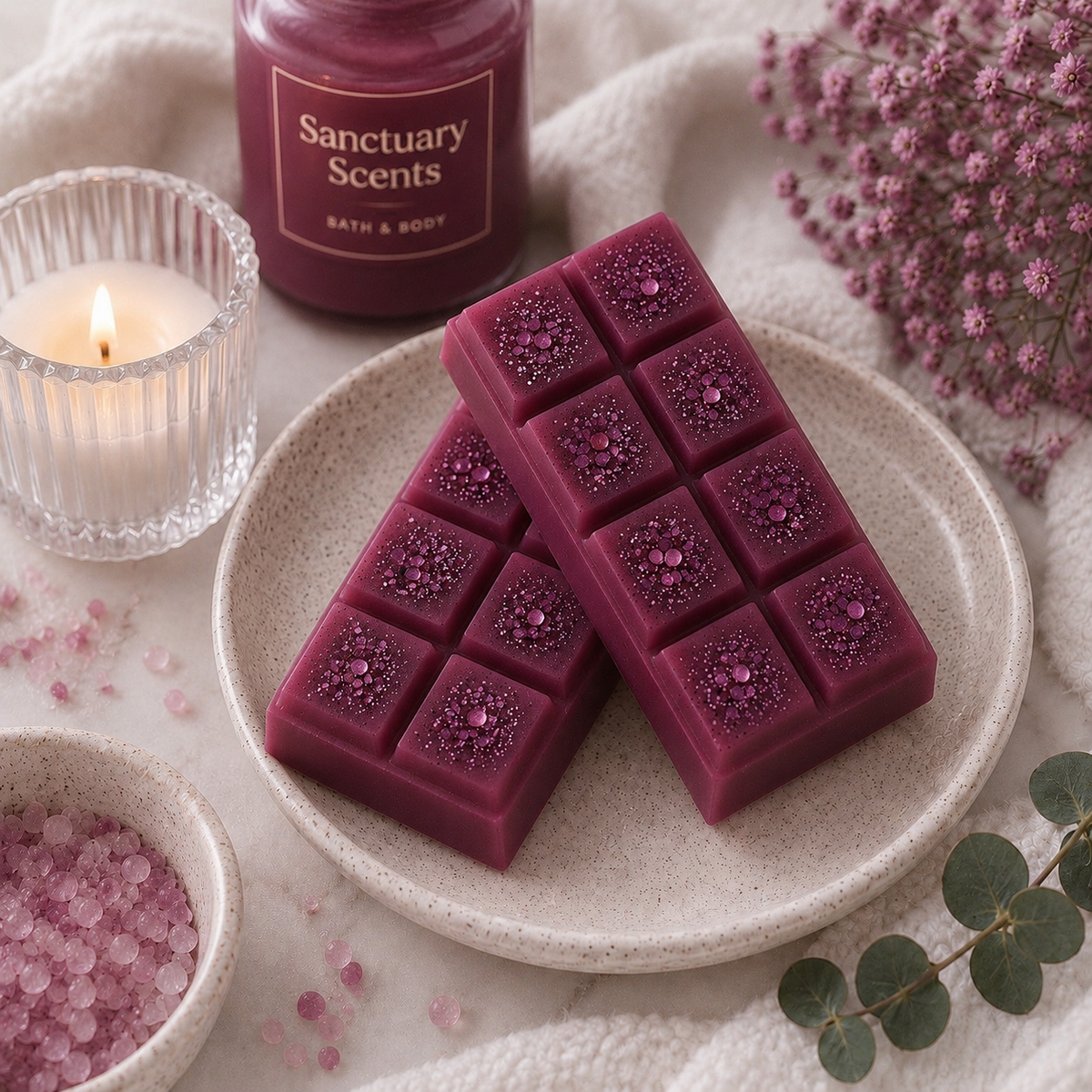 Velvet Plum Wax Melt Snap Bar