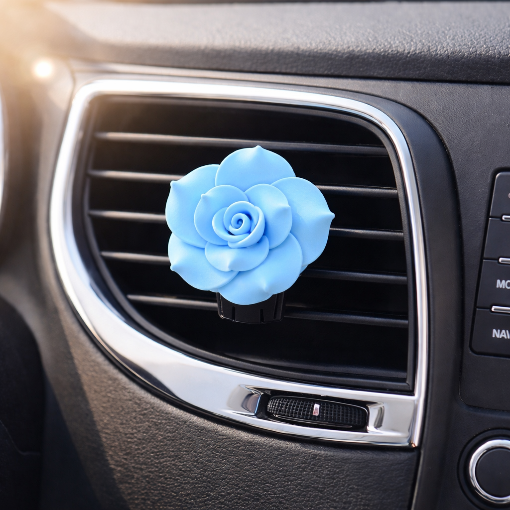 Rose Car Air Freshener - Car Diffuser