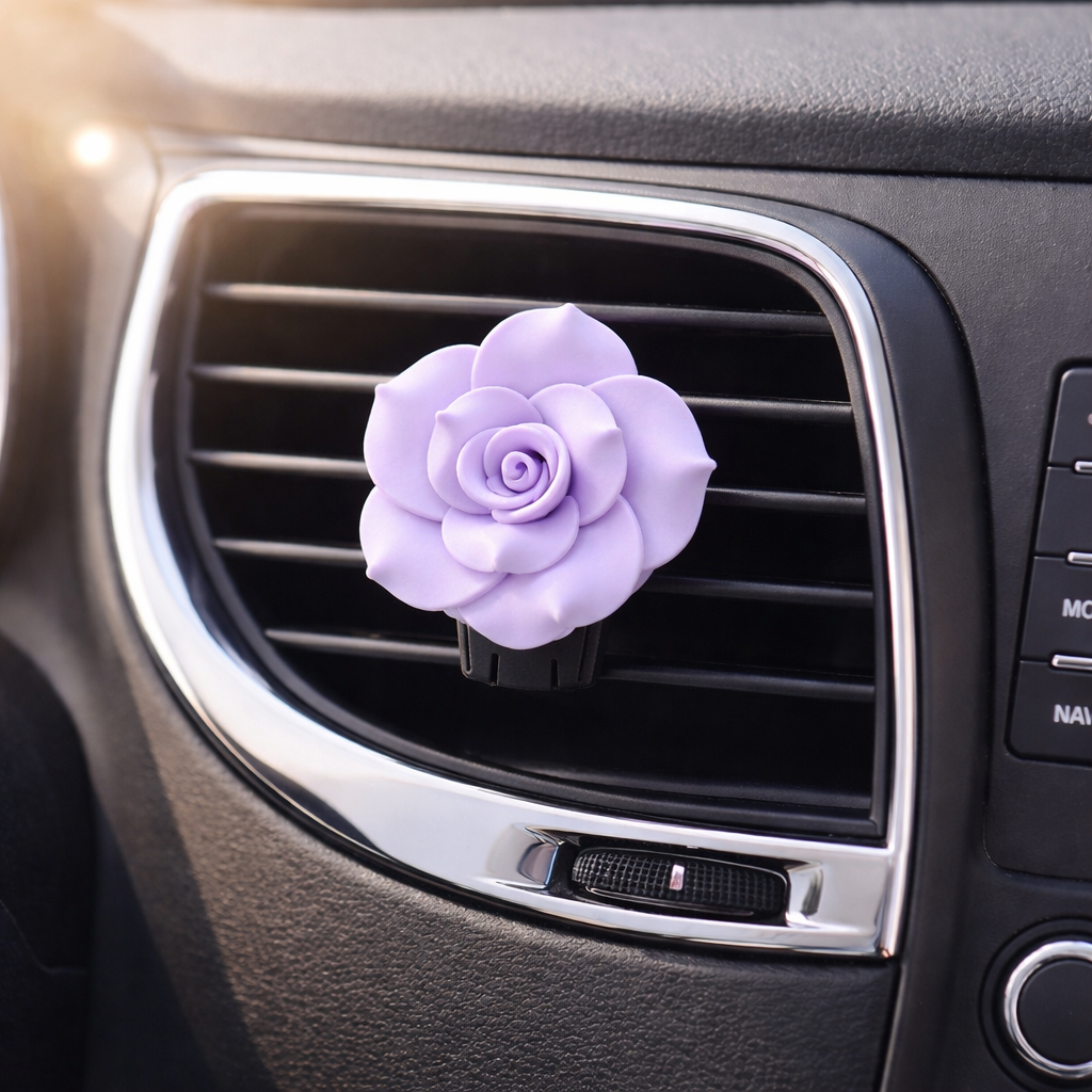 Rose Car Air Freshener - Car Diffuser