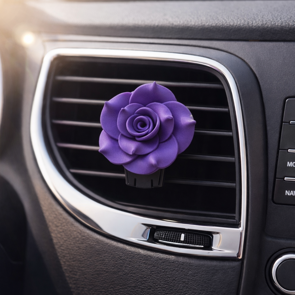 Rose Car Air Freshener - Car Diffuser
