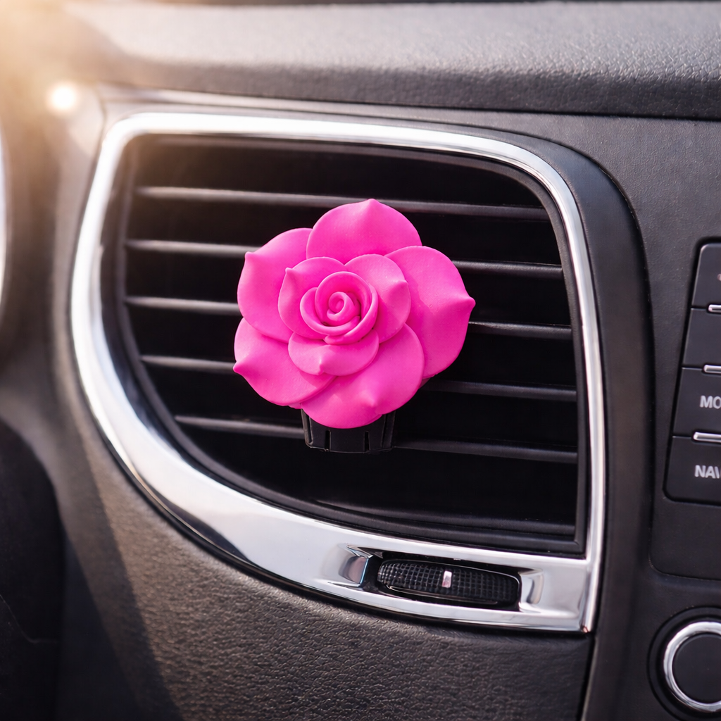 Rose Car Air Freshener - Car Diffuser