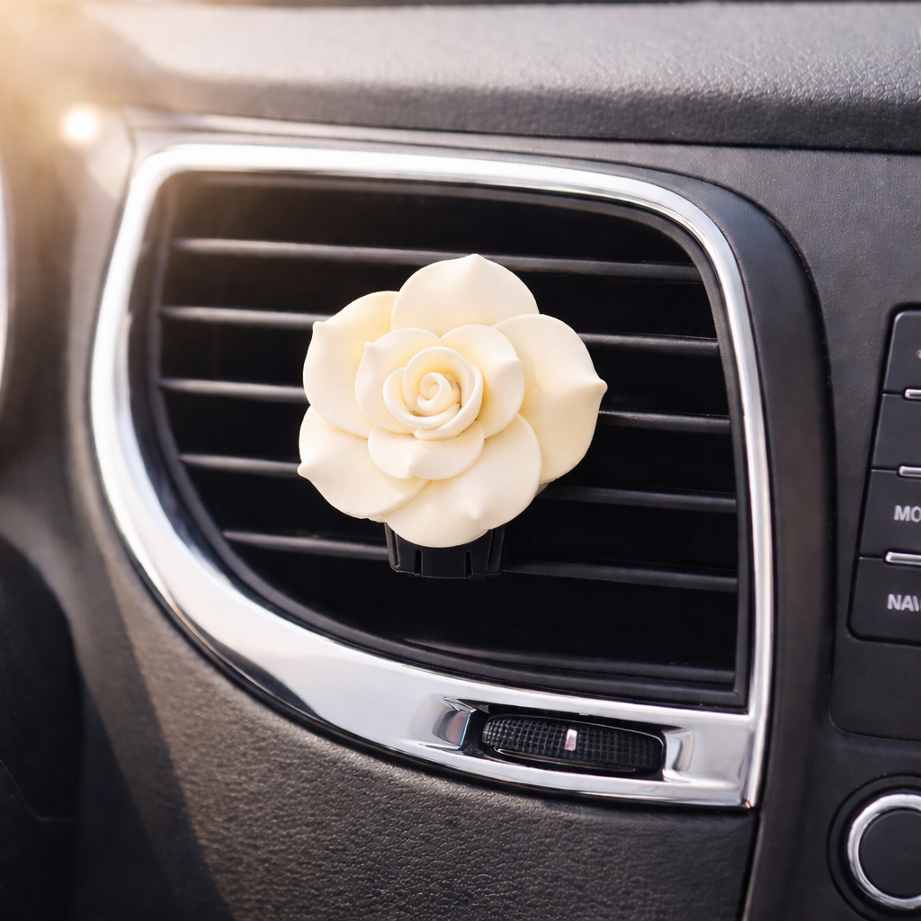 Rose Car Air Freshener - Car Diffuser