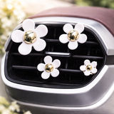 Set of 4 Daisy Car Air Fresheners - Car Diffusers