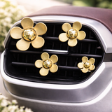 Set of 4 Daisy Car Air Fresheners - Car Diffusers