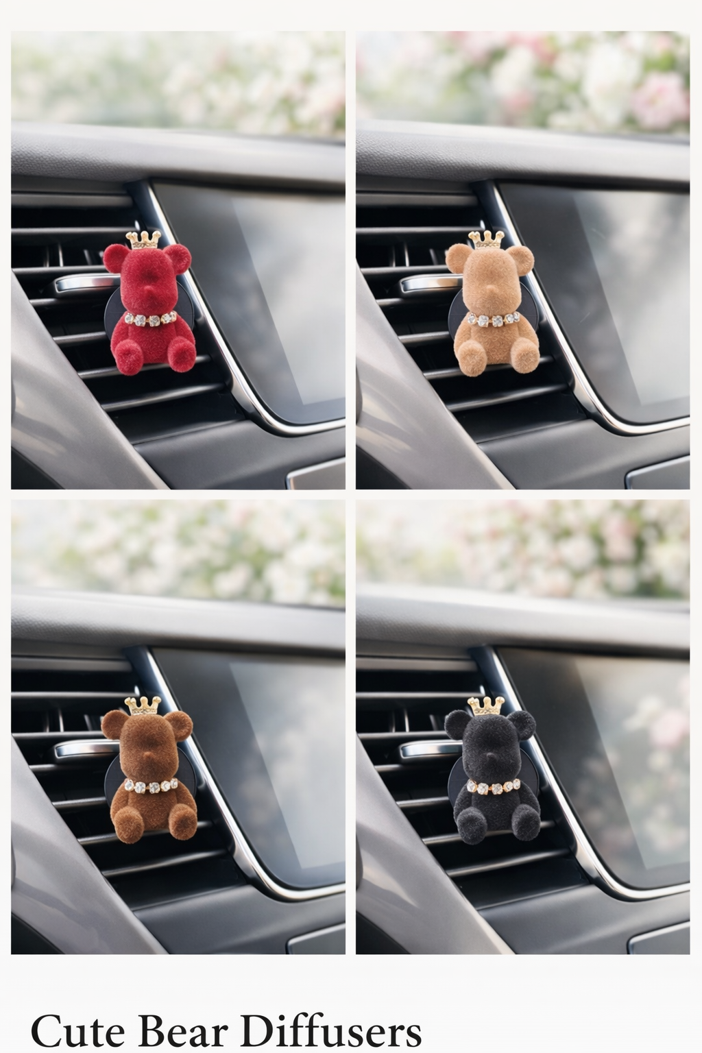 Teddy Bear Car Air Freshener - Car Diffuser