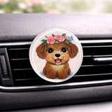 Cute Dog Car Air Freshener - Car Diffuser