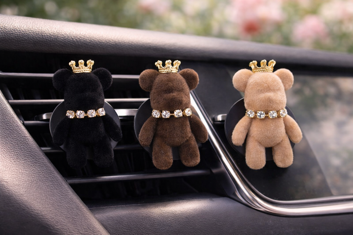 Teddy Bear Car Air Freshener - Car Diffuser