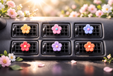 Daisy Flower Car Air Freshener - Car Diffuser