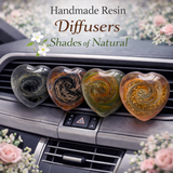 Handmade Earth Colour Resin Car Air Freshener - Car Diffuser