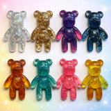 Abstract Colour 3D Affect Pocket Worry Bear Pairs - Pocket Bear Hug