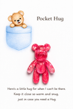 Abstract Colour 3D Affect Pocket Worry Bears - Pocket Bear Hug