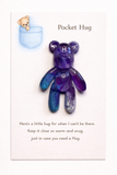 Abstract Colour 3D Affect Pocket Worry Bears - Pocket Bear Hug
