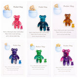 Abstract Colour 3D Affect Pocket Worry Bear Pairs - Pocket Bear Hug