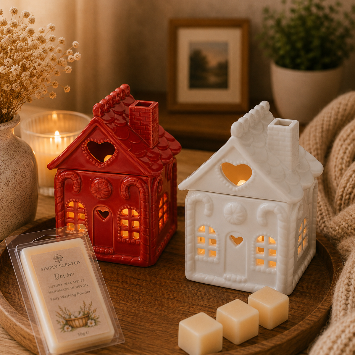 Christmas Gingerbread Christmas House Burner