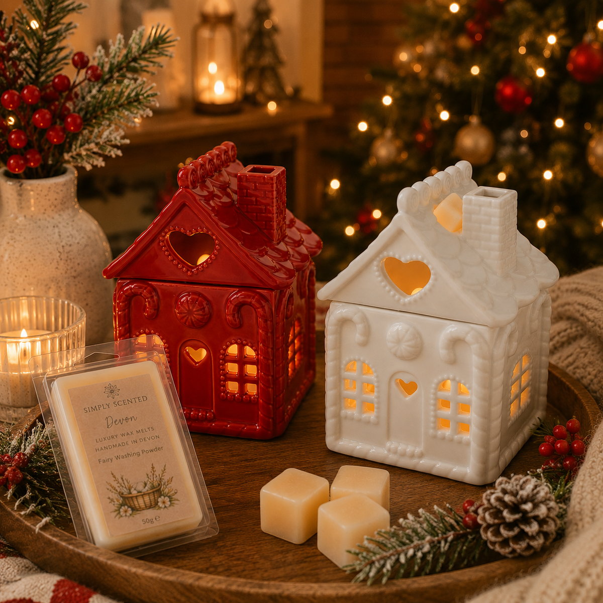 Christmas Gingerbread Christmas House Burner