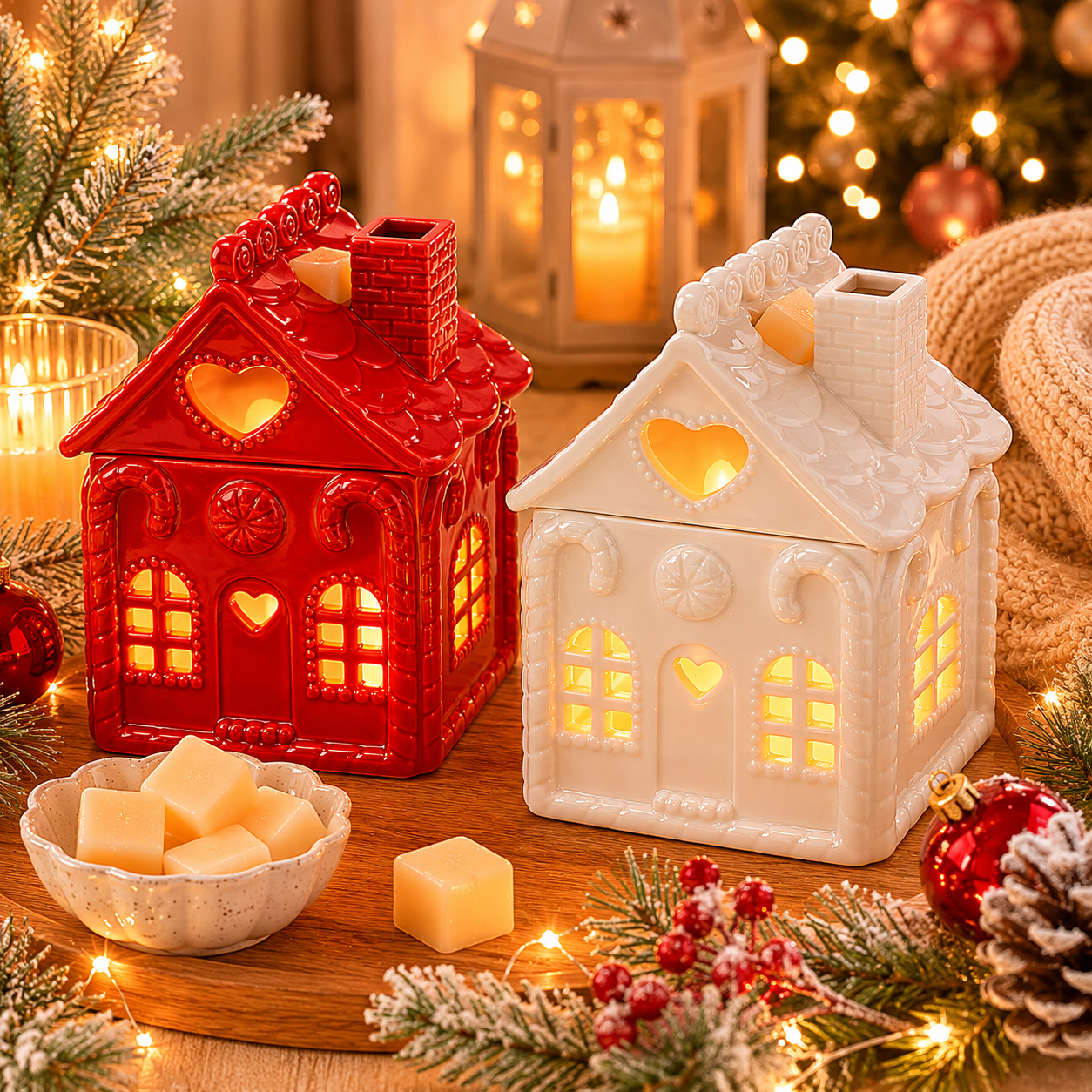 Christmas Gingerbread Christmas House Burner