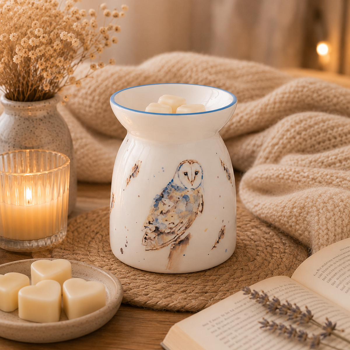 Country Life Owl Wax & Oil Burner