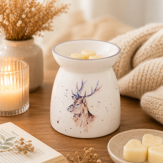 Country Life Stag Ceramic Wax & Oil Burner