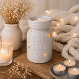 White & Grey monochrome Wax Warmer