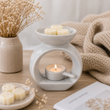 Stylish Wax Melter with Detachable Tea-light Pan