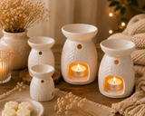 Elegant White Ceramic Burner
