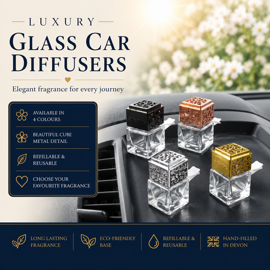 Luxury Glass Vented Car Air Fresheners - Car Diffusers