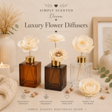 Home Reed Diffuser - Natural Diffuser Flowers Only