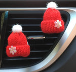 Winter Bobble Hat Car Air Freshener - Car Diffuser