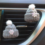 Winter Bobble Hat Car Air Freshener - Car Diffuser