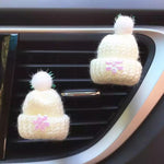 Winter Bobble Hat Car Air Freshener - Car Diffuser