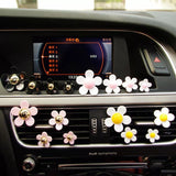 Set of 4 Daisy Car Air Fresheners - Car Diffusers