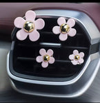 Set of 4 Daisy Car Air Fresheners - Car Diffusers