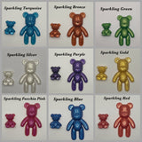 Glitter Handmade Pocket Worry Bears - Pocket Bear Hug