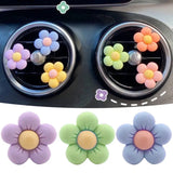 Set of 6 Small Pretty Flower Car Air Freshener - Car Diffuser