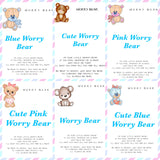 Glitter Handmade Pocket Worry Bears - Pocket Bear Hug