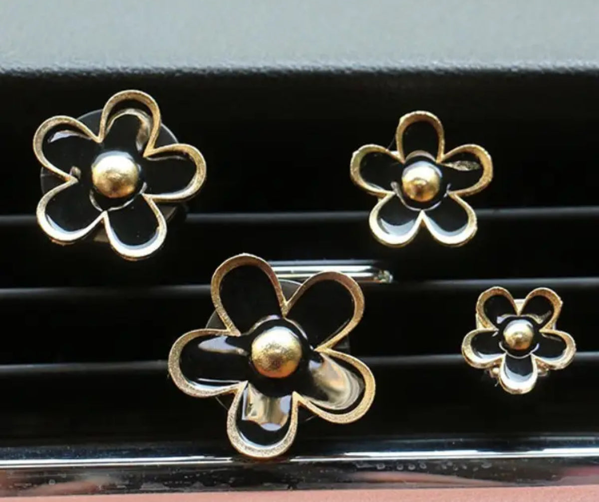 Set of 4 Daisy Car Air Fresheners