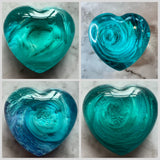 Handmade Shades of Turquoise Resin Car Air Freshener - Car Diffuser