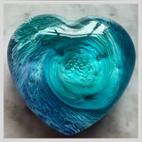 Handmade Shades of Turquoise Resin Car Air Freshener - Car Diffuser