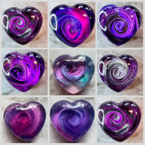 Handmade Shades of Purple Resin Car Air Freshener - Car Diffuser