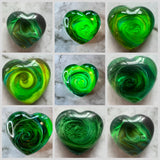 Shades of Green Pocket Hugs - Pocket Hearts