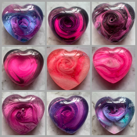 Handmade Shades of Pink Resin Car Air Freshener - Car Diffuser