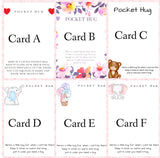 Shades of Blue Pocket Hugs - Pocket Hearts