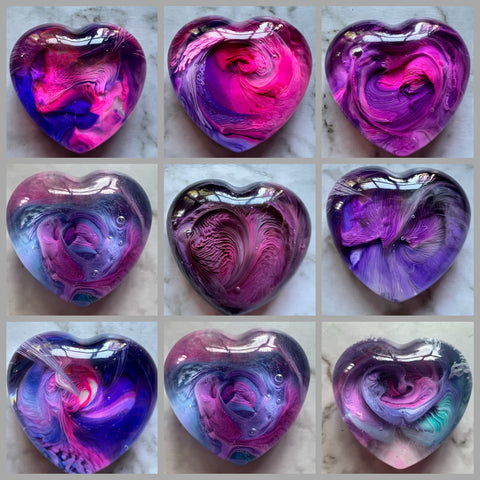 Shade of Blue & Purple Pocket Hugs - Pocket Hearts