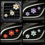 Set of 3 Daisy Car Air Fresheners - Car Diffusers