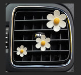 Set of 3 Daisy Car Air Fresheners - Car Diffusers