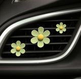 Set of 3 Daisy Car Air Fresheners - Car Diffusers