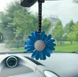 Colourfull Handmade Hanging Aroma Stone Daisy - Car & Home Aroma Stone