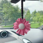 Colourfull Handmade Hanging Aroma Stone Daisy - Car & Home Aroma Stone