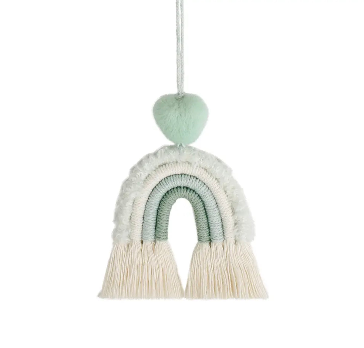 Macramé Rainbow Car Diffuser | Hanging Car Air Freshener